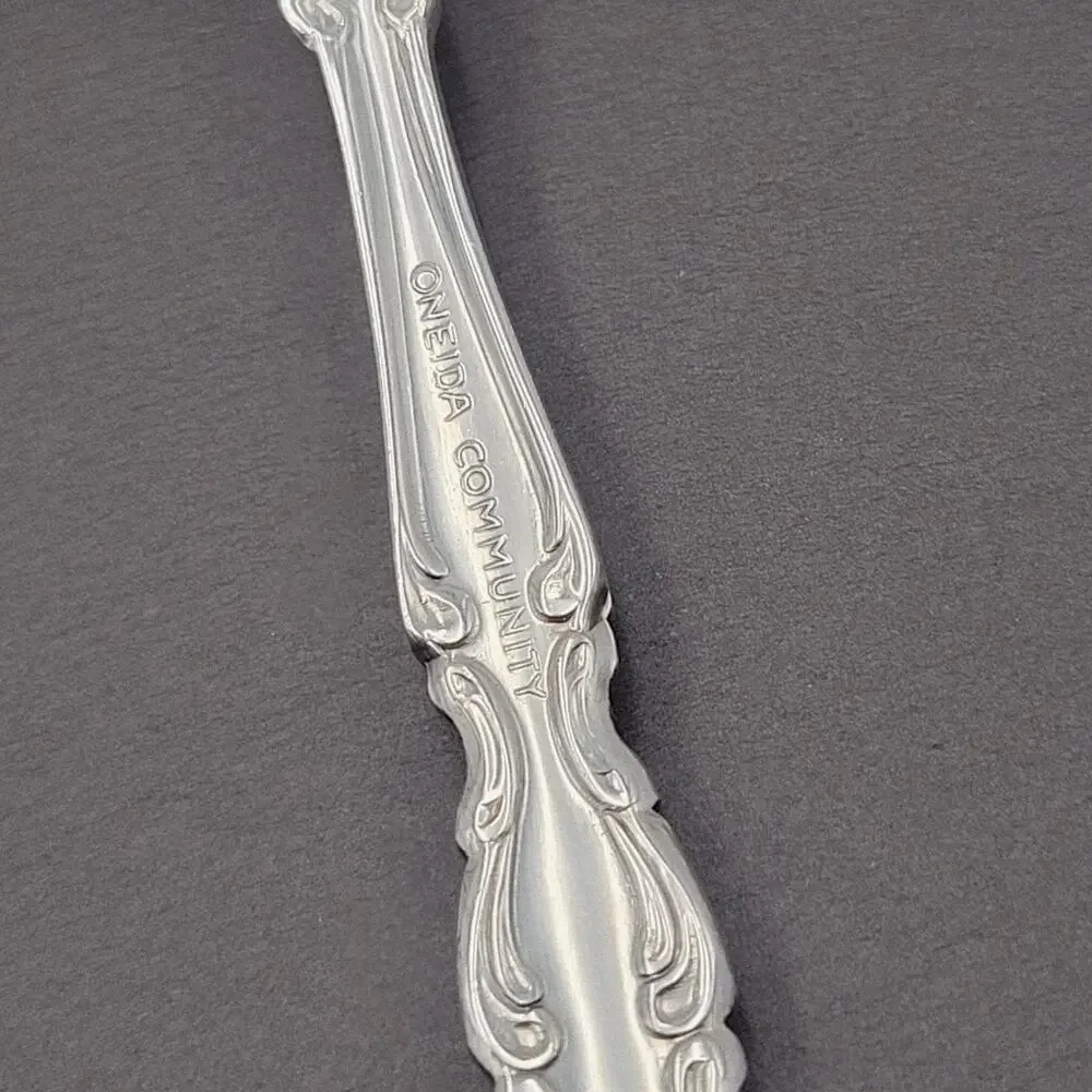 ONEIDA Community Beethoven Teaspoon Silverplate Baroque Vintage Set 6